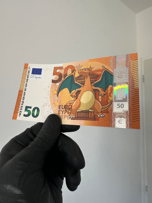 Charizard Currency Art Set - 3 Banknotes