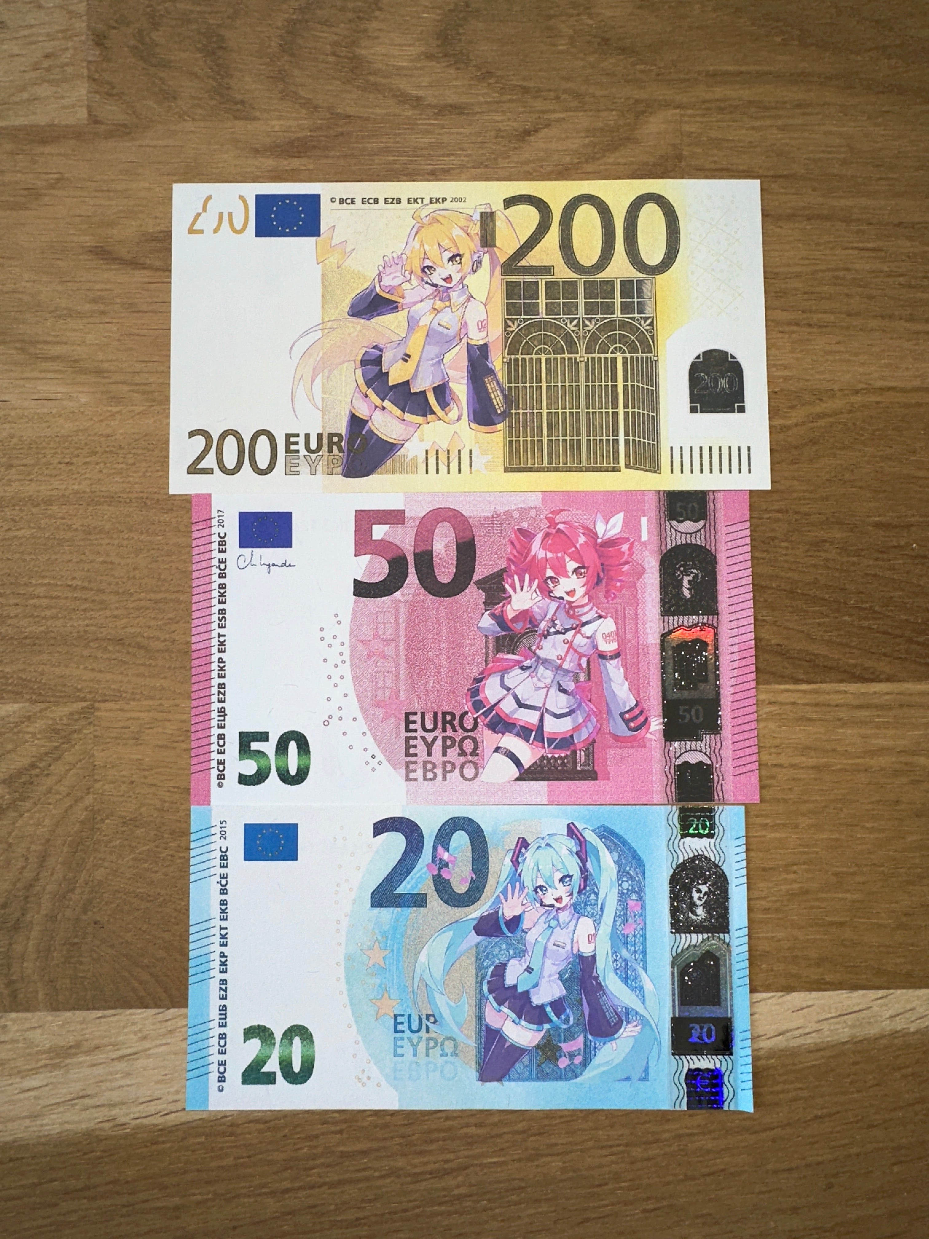 V2 Vocaloid Custom Banknote Bundle