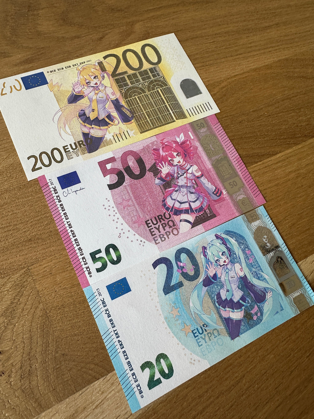 V2 Vocaloid Custom Banknote Bundle