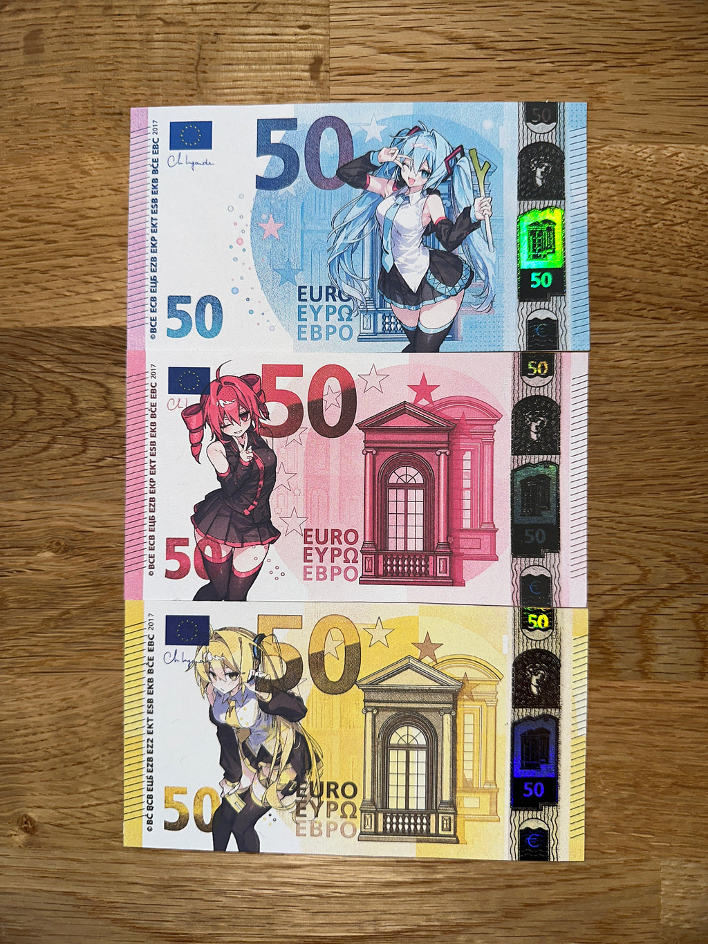 V3 Vocaloid Custom Banknote Bundle