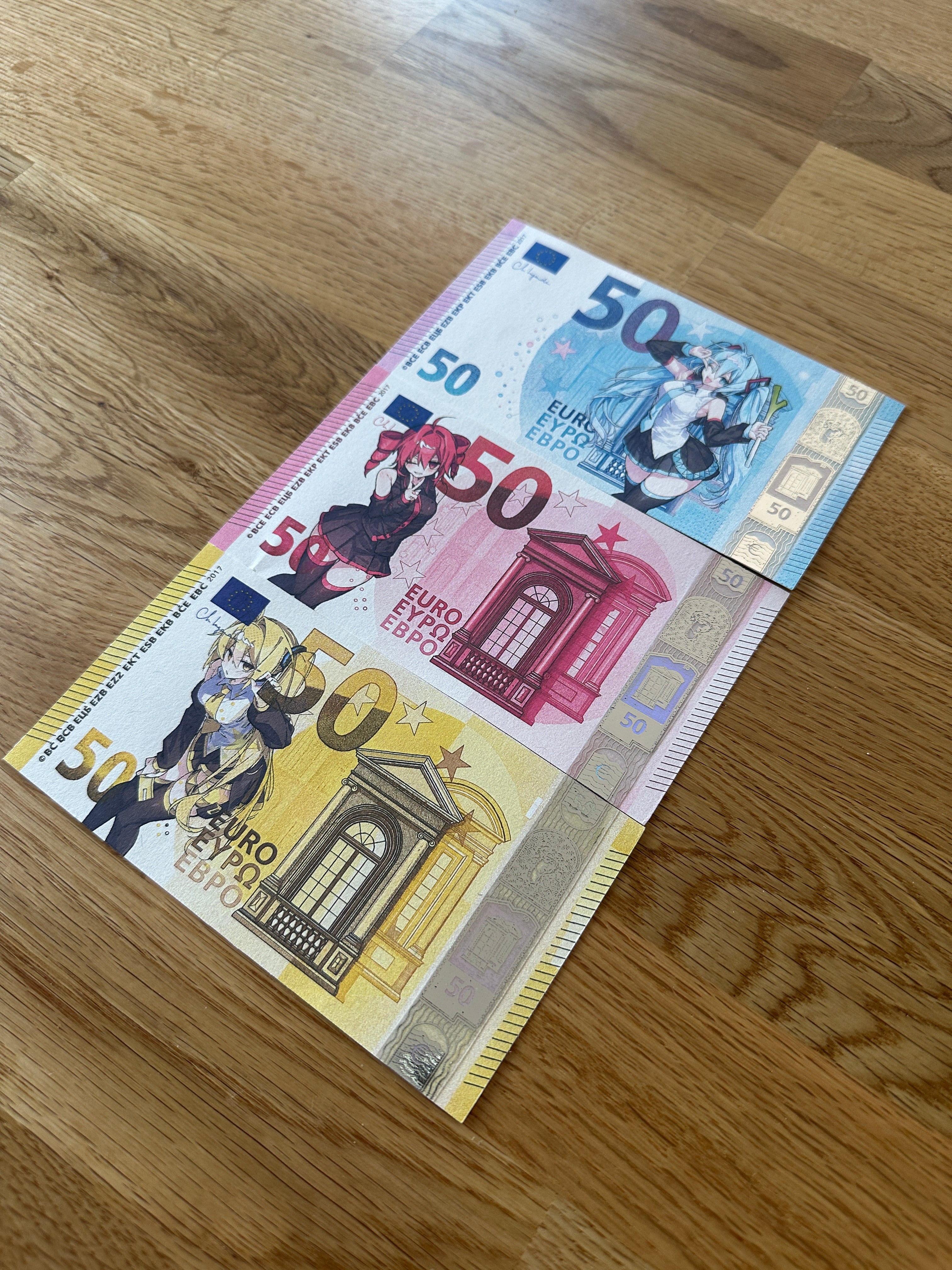 V3 Vocaloid Custom Banknote Bundle