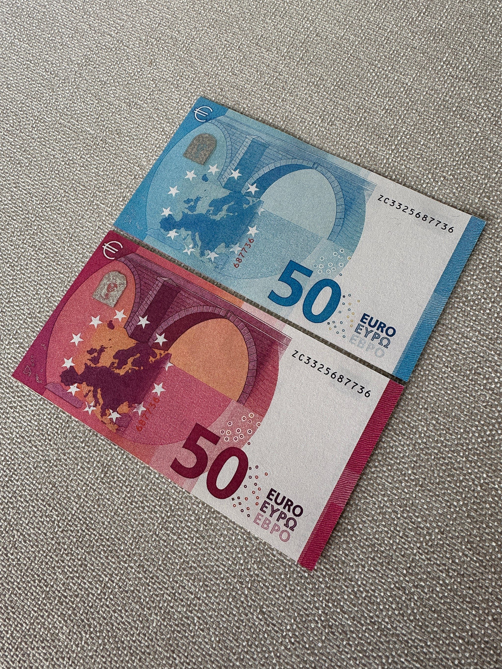 Witch Miku & Teto - 2-Piece Custom Anime Euro Banknote Bundle (x2 50)