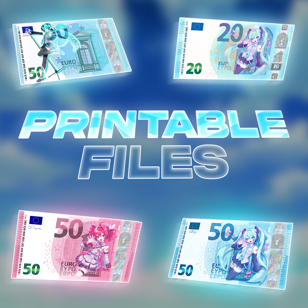 Printable Banknotes Pack 🔥