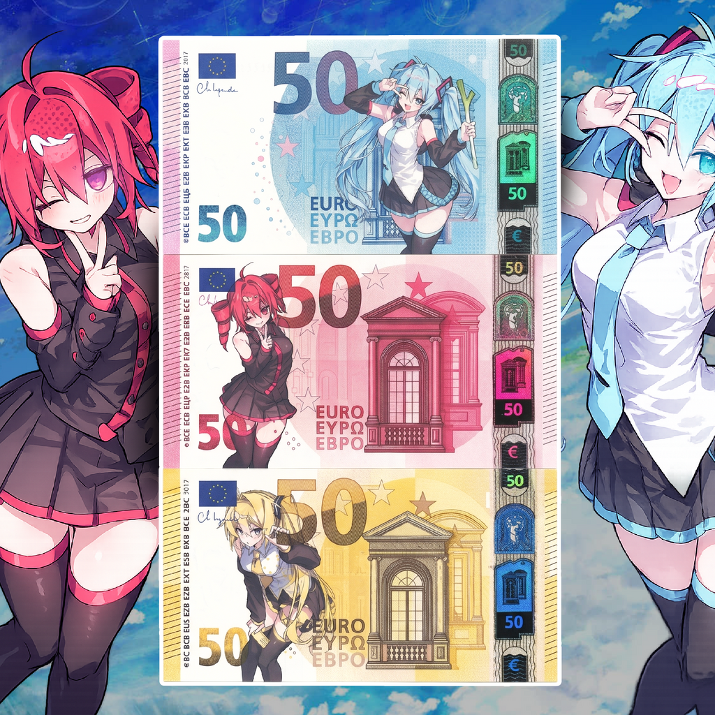 V3 Vocaloid Custom Banknote Bundle
